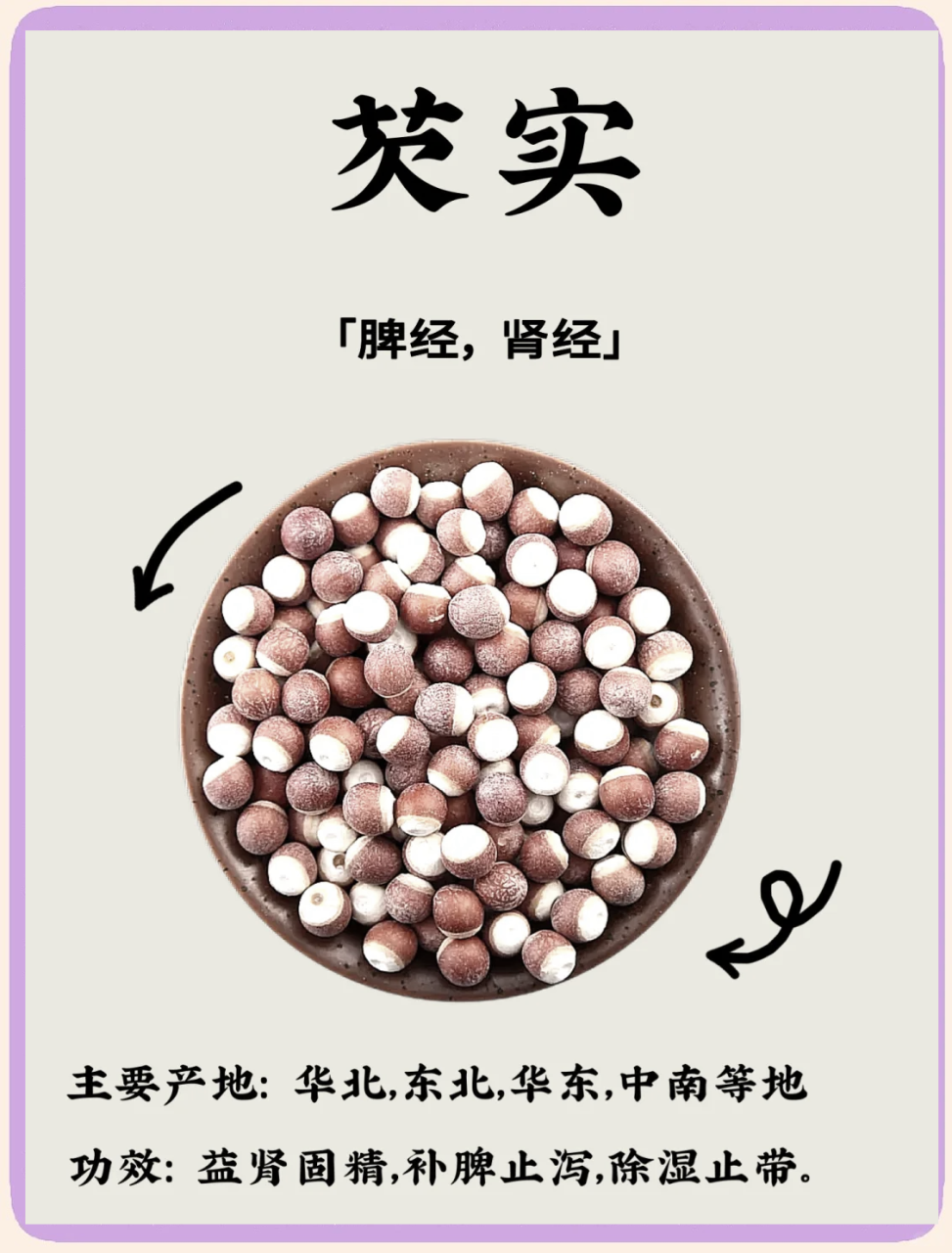 芡实对身体的多种益处