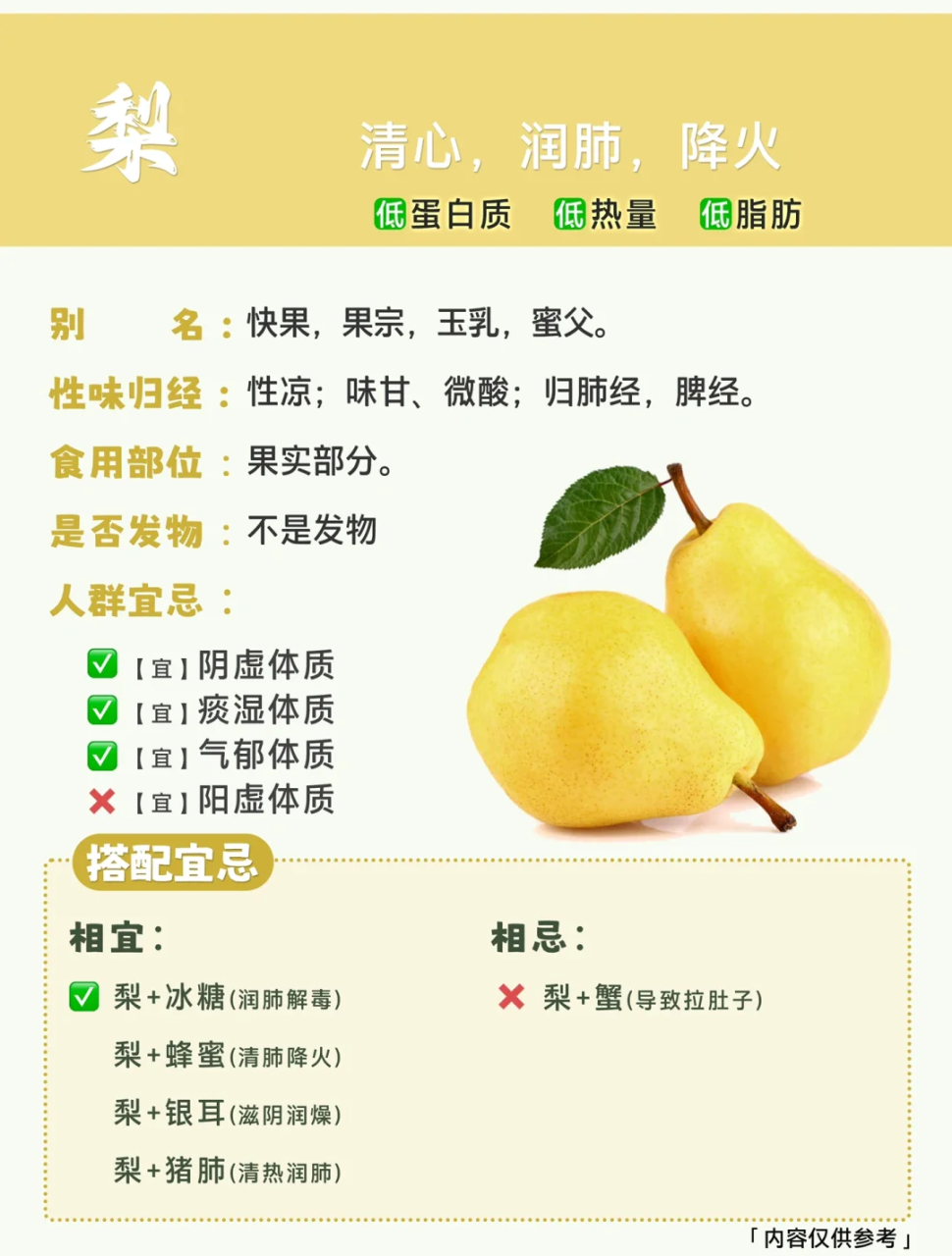 梨的身心健康大有益处