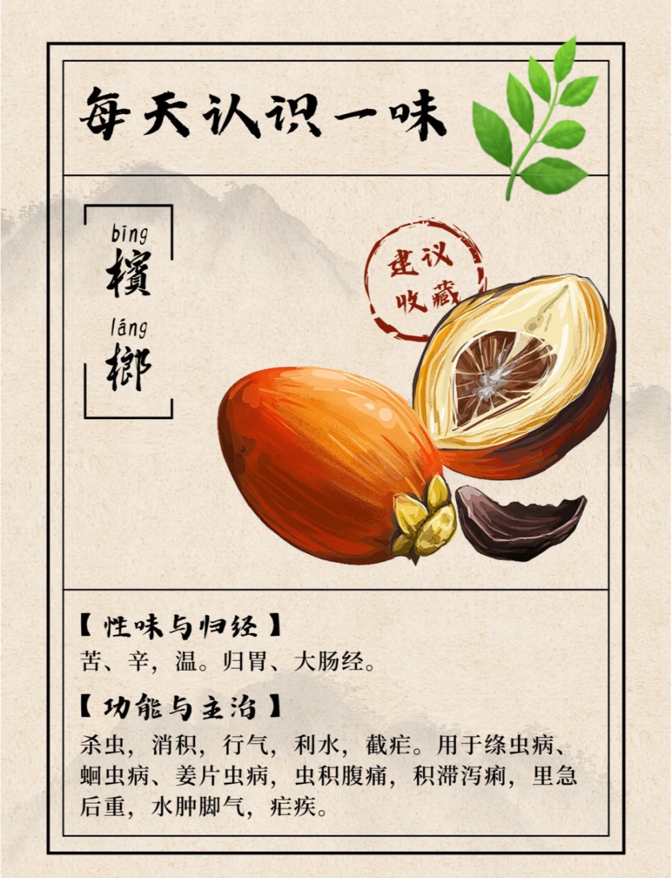 了解槟榔,科学使用更安心