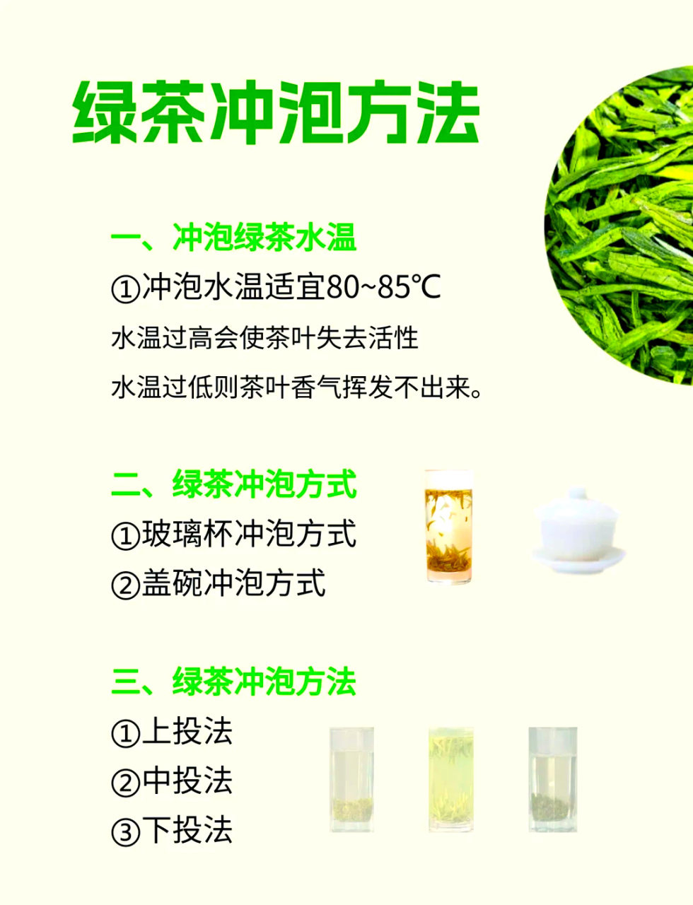 小提示:如何有效享有绿茶?