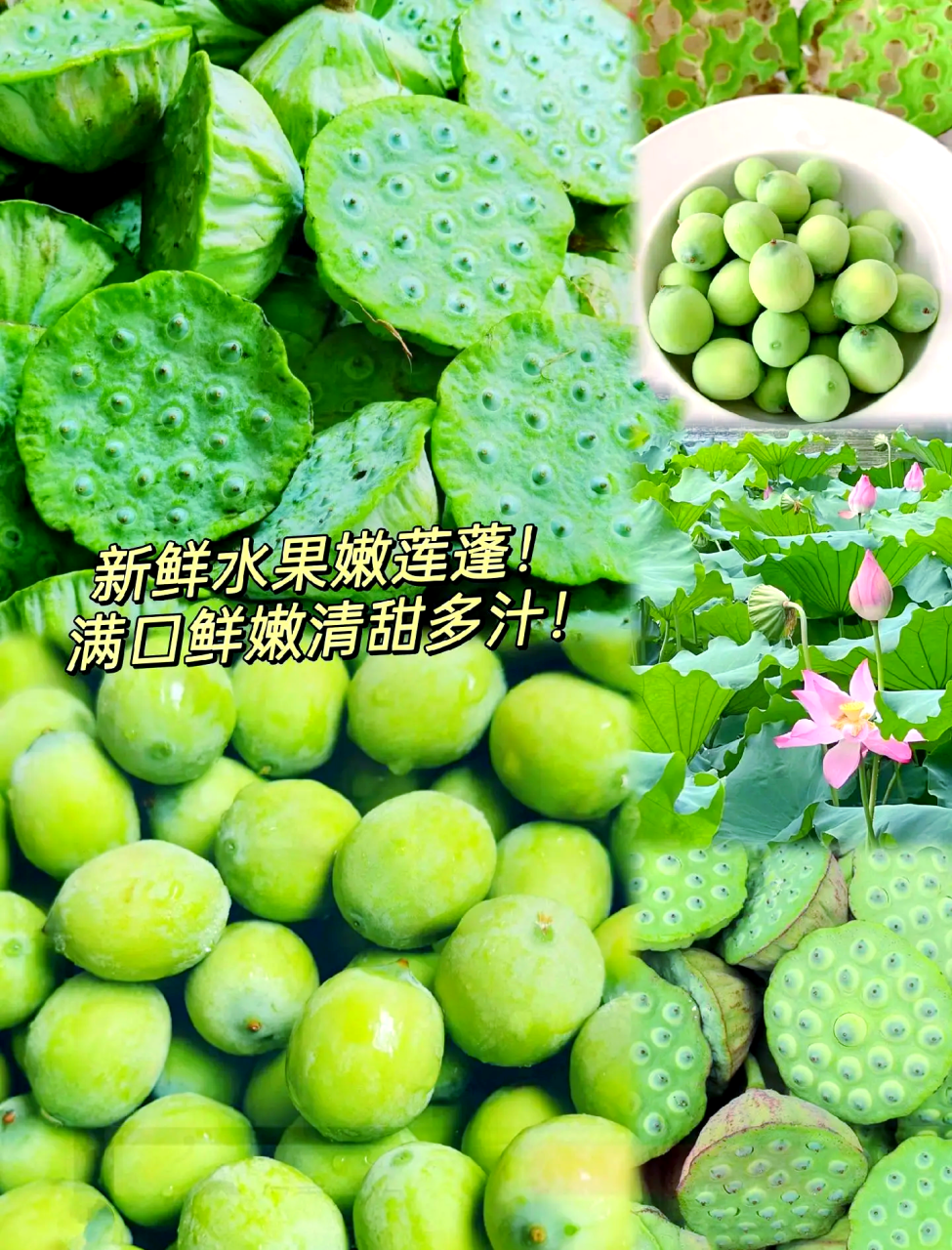 莲蓬的吃法多样,适合日常食用