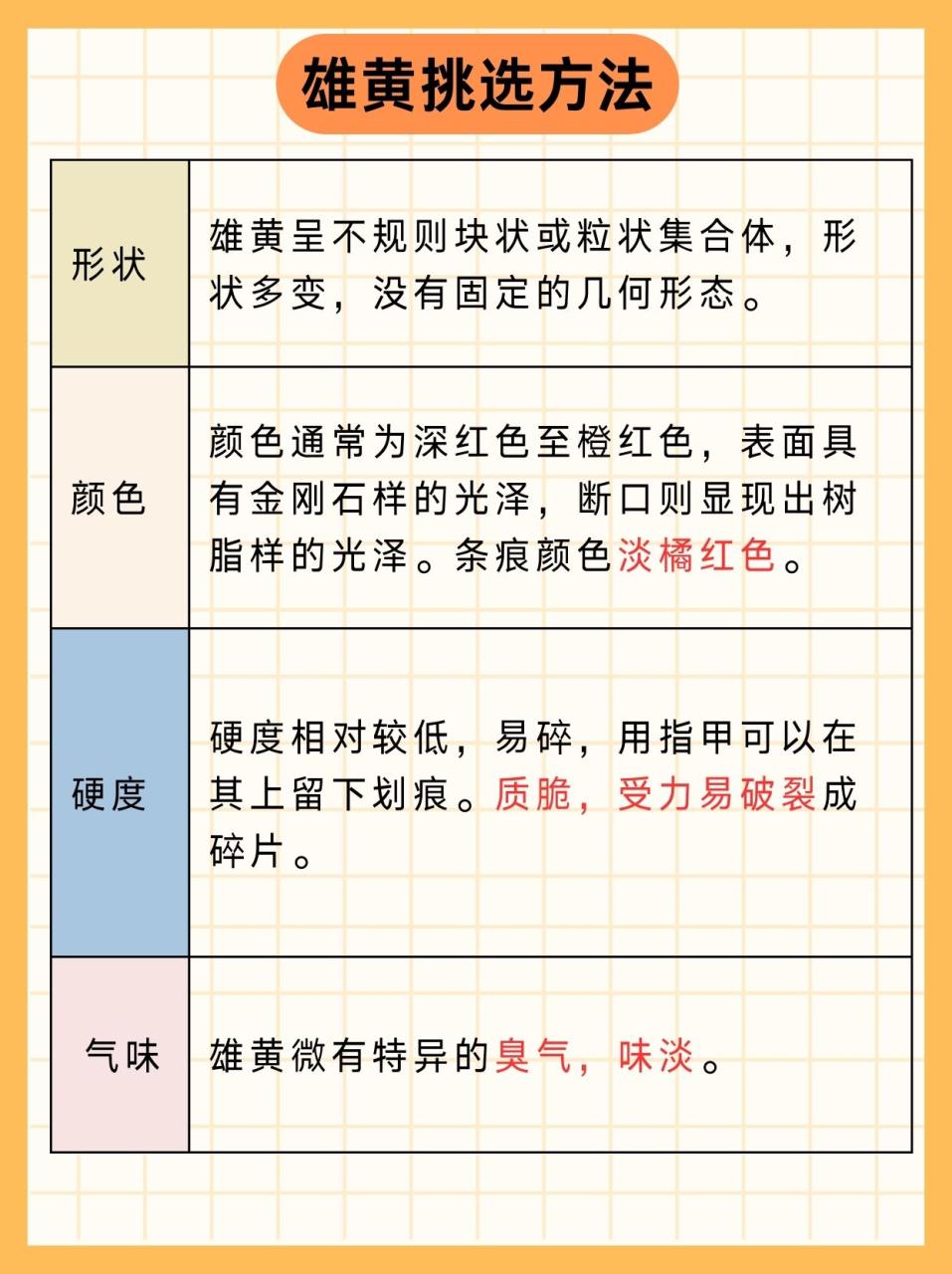 雄黄的健康功效与注意事项