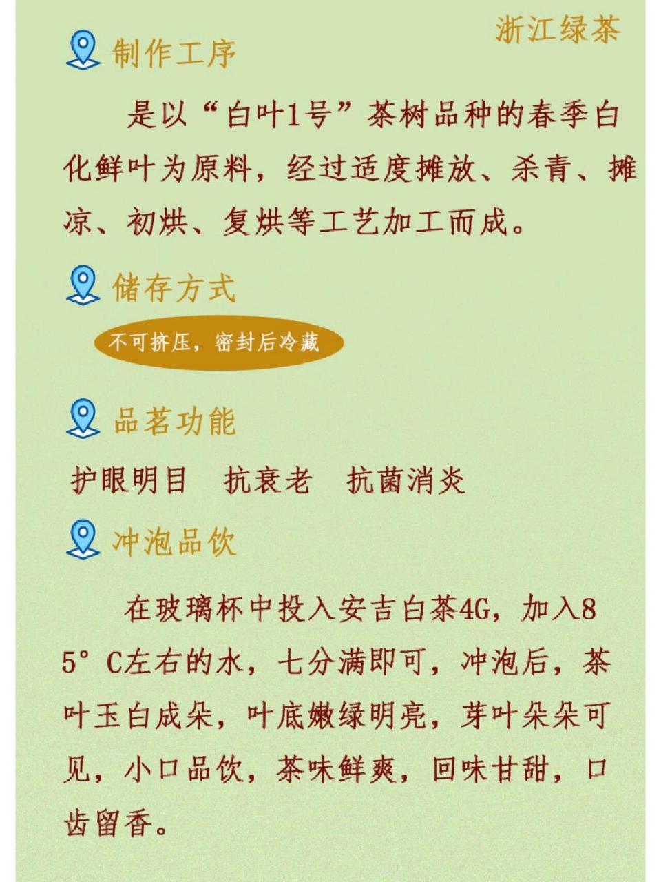 安吉白茶的营养价值